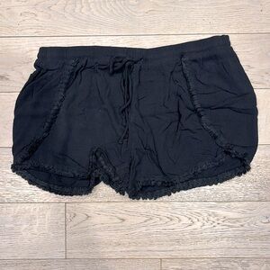 Mossimo Rayon Black Shorts